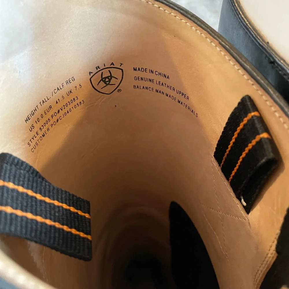 Ariat Women's Black Over the Knee Boots - Picture 9 of 9